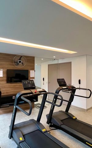 Studio para alugar com 32m², 1 quarto e 1 vaga Studio para alugar com 32m², 1 quarto e 1 vagaAcademia