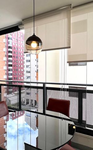 Studio para alugar com 32m², 1 quarto e 1 vaga Studio para alugar com 32m², 1 quarto e 1 vagaVaranda
