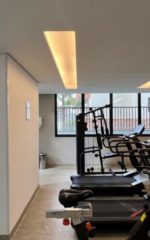 Studio para alugar com 32m², 1 quarto e 1 vaga Studio para alugar com 32m², 1 quarto e 1 vagaAcademia