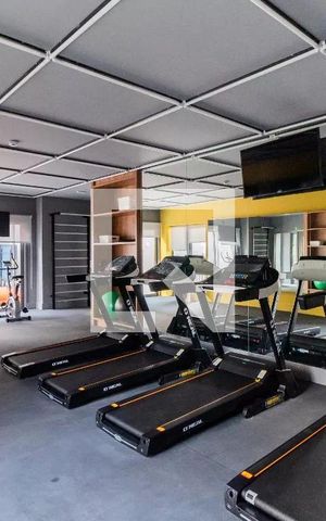 Studio para alugar com 27m², 1 quarto e sem vaga Studio para alugar com 27m², 1 quarto e sem vagaAcademia