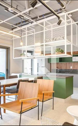 Studio para alugar com 27m², 1 quarto e sem vaga Studio para alugar com 27m², 1 quarto e sem vagaSalão de Festas