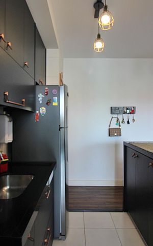 Apartamento à venda com 77m², 3 quartos e 2 vagasCozinha e Área de Serviço