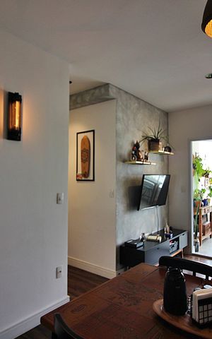 Apartamento à venda com 77m², 3 quartos e 2 vagasSala