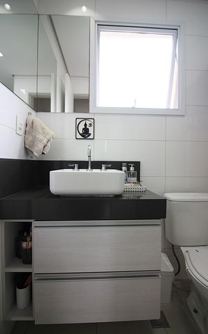 Apartamento à venda com 77m², 3 quartos e 2 vagasBanheiro Social
