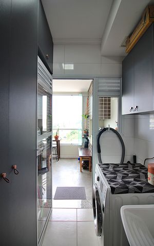 Apartamento à venda com 77m², 3 quartos e 2 vagasCozinha e Área de Serviço