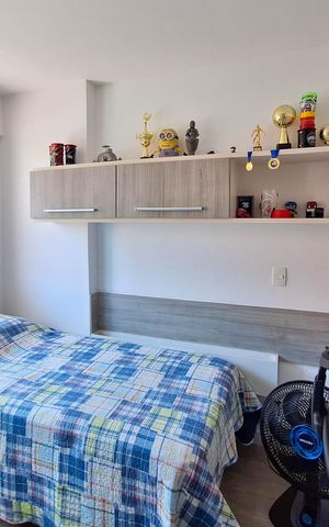 Apartamento à venda com 94m², 3 quartos e 2 vagas Apartamento à venda com 94m², 3 quartos e 2 vagasQuarto 2