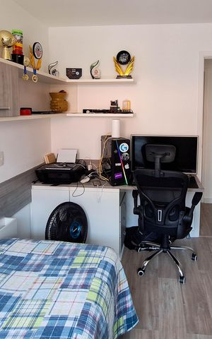 Apartamento à venda com 94m², 3 quartos e 2 vagas Apartamento à venda com 94m², 3 quartos e 2 vagasQuarto 2