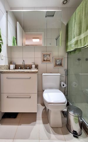 Apartamento à venda com 94m², 3 quartos e 2 vagas Apartamento à venda com 94m², 3 quartos e 2 vagasBanheiro da Suíte