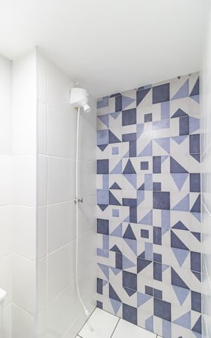 Apartamento para alugar com 30m², 1 quarto e sem vaga Apartamento para alugar com 30m², 1 quarto e sem vagaBanheiro da Suíte