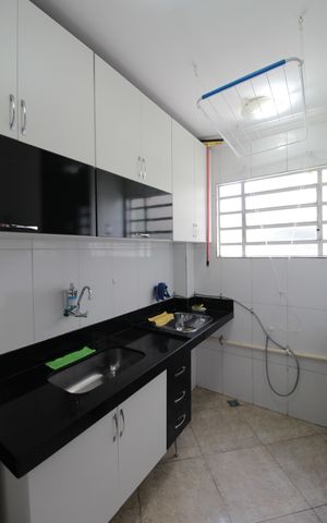 Apartamento à venda com 45m², 2 quartos e 1 vagaCozinha e Área de Serviço