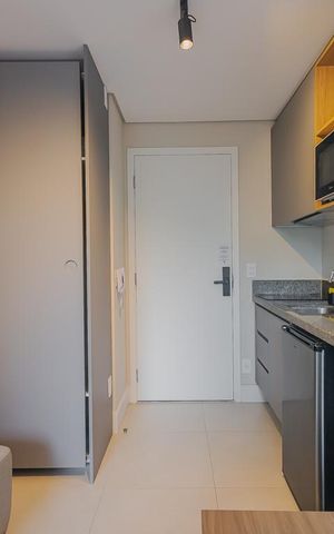 Studio para alugar com 30m², 1 quarto e sem vagaCozinha