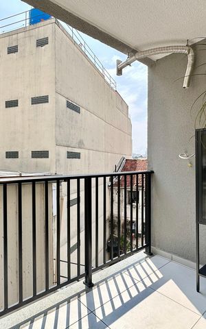 Apartamento à venda com 39m², 1 quarto e sem vaga Apartamento à venda com 39m², 1 quarto e sem vagaVaranda