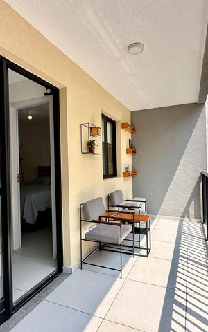Apartamento à venda com 39m², 1 quarto e sem vaga Apartamento à venda com 39m², 1 quarto e sem vagaVaranda