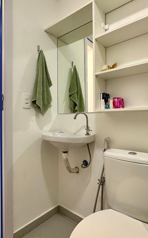 Apartamento à venda com 39m², 1 quarto e sem vaga Apartamento à venda com 39m², 1 quarto e sem vagaBanheiro