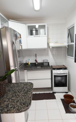 Casa de condomínio para alugar com 100m², 2 quartos e 2 vagasCozinha