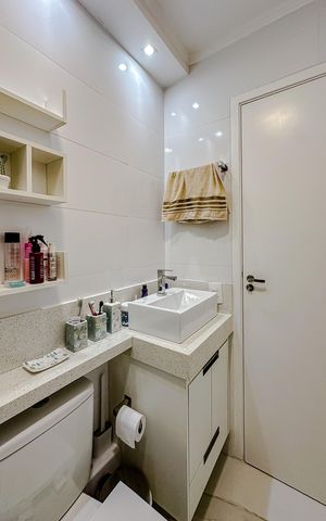 Apartamento à venda com 43m², 2 quartos e sem vagaBanheiro