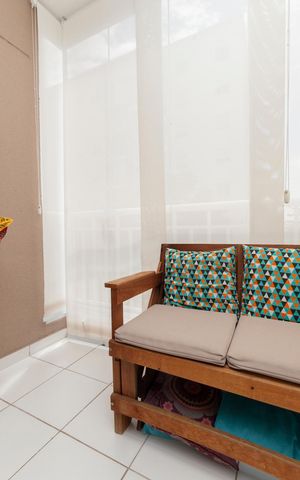Apartamento à venda com 55m², 2 quartos e 1 vagaVaranda