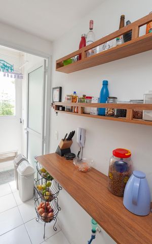 Apartamento à venda com 55m², 2 quartos e 1 vagaCozinha