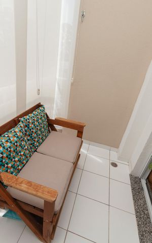 Apartamento à venda com 55m², 2 quartos e 1 vagaVaranda