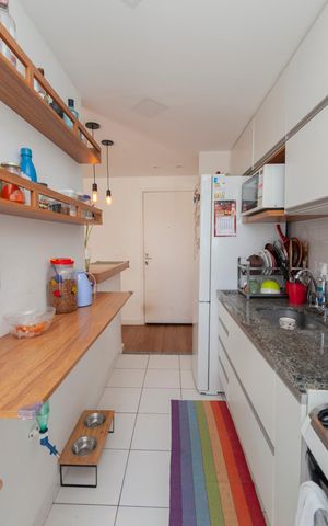 Apartamento à venda com 55m², 2 quartos e 1 vagaCozinha