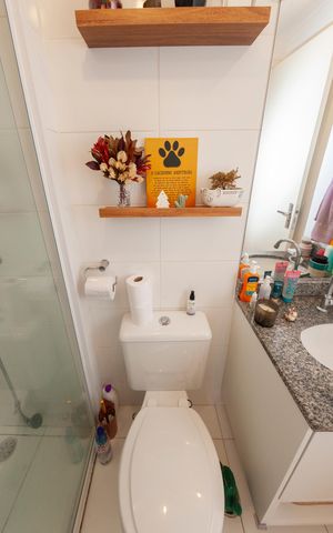 Apartamento à venda com 55m², 2 quartos e 1 vagaBanheiro 2