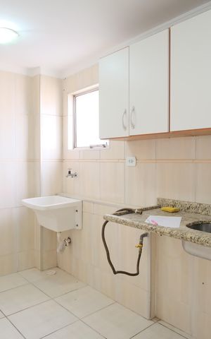 Apartamento à venda com 46m², 2 quartos e 1 vagaCozinha e Área de Serviço