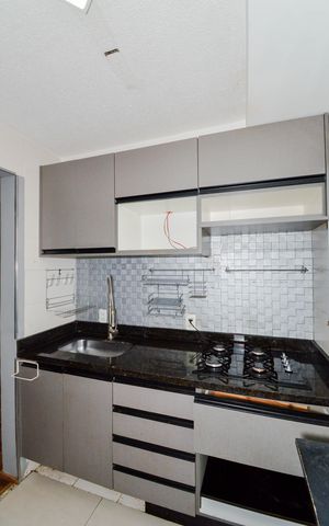 Apartamento para alugar com 39m², 2 quartos e 1 vagaCozinha e Área de Serviço