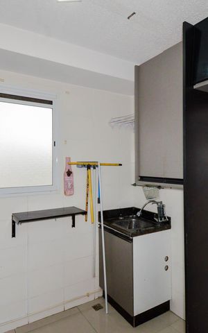 Apartamento para alugar com 39m², 2 quartos e 1 vagaCozinha e Área de Serviço