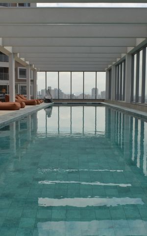 Apartamento para alugar com 27m², 1 quarto e sem vagaÁrea Comum - Piscina 