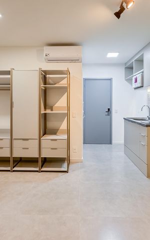 Studio à venda com 25m², 1 quarto e sem vaga Studio à venda com 25m², 1 quarto e sem vagaStudio
