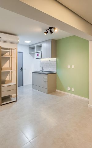 Studio à venda com 25m², 1 quarto e sem vaga Studio à venda com 25m², 1 quarto e sem vagaStudio