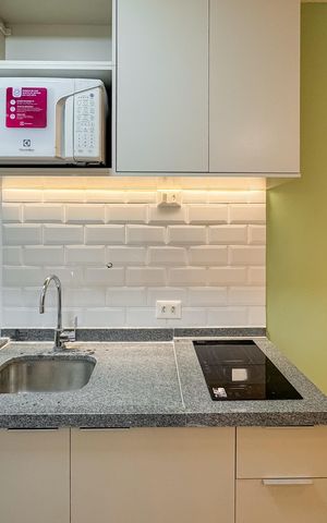 Studio à venda com 25m², 1 quarto e sem vaga Studio à venda com 25m², 1 quarto e sem vagaCozinha