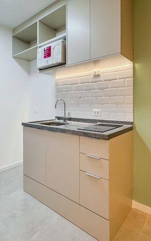 Studio à venda com 25m², 1 quarto e sem vaga Studio à venda com 25m², 1 quarto e sem vagaCozinha