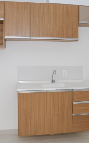 Apartamento para alugar com 27m², 1 quarto e sem vaga Apartamento para alugar com 27m², 1 quarto e sem vagaCozinha e Área de Serviço