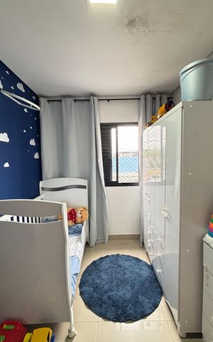Apartamento à venda com 100m², 2 quartos e 1 vaga Apartamento à venda com 100m², 2 quartos e 1 vagaQuarto 2