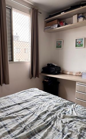 Apartamento à venda com 61m², 3 quartos e 1 vagaQuarto 2