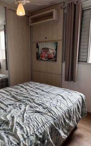 Apartamento à venda com 61m², 3 quartos e 1 vagaQuarto 2