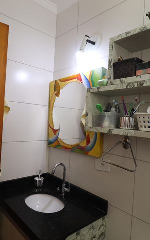 Apartamento à venda com 73m², 2 quartos e 2 vagasBanheiro Social