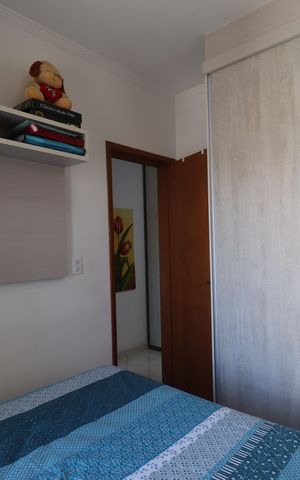 Apartamento à venda com 73m², 2 quartos e 2 vagasQuarto 1 