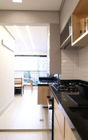Apartamento para alugar com 72m², 2 quartos e 2 vagasCozinha e Área de Serviço