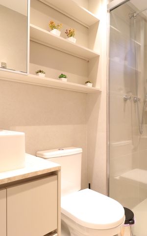 Apartamento para alugar com 72m², 2 quartos e 2 vagasBanheiro da Suíte 2