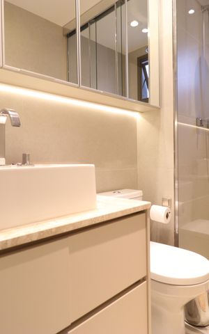 Apartamento para alugar com 72m², 2 quartos e 2 vagasBanheiro da Suíte 1