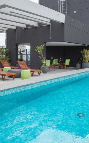 Apartamento à venda com 28m², 1 quarto e sem vaga Apartamento à venda com 28m², 1 quarto e sem vagaPiscina