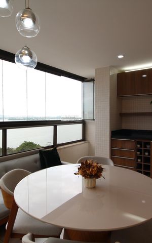 Apartamento para alugar com 130m², 3 quartos e 2 vagasSala - Varanda