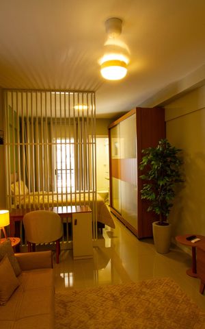 Studio para alugar com 35m², 1 quarto e sem vaga Studio para alugar com 35m², 1 quarto e sem vagaSala