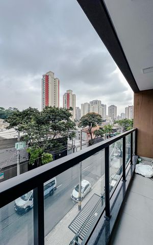 Apartamento para alugar com 33m², 1 quarto e 1 vagaVaranda