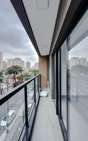 Apartamento para alugar com 33m², 1 quarto e 1 vagaVaranda