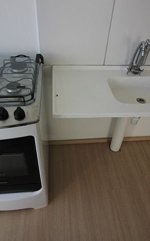 Apartamento para alugar com 39m², 2 quartos e sem vagaCozinha e Área de Serviço