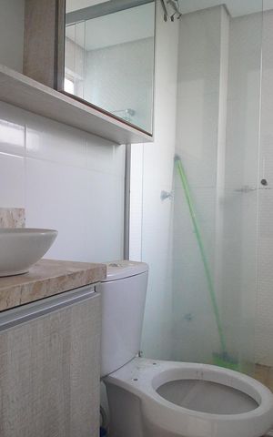 Apartamento à venda com 48m², 2 quartos e 1 vaga Apartamento à venda com 48m², 2 quartos e 1 vagaBanheiro