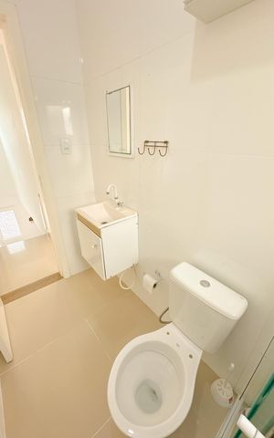 Casa para alugar com 86m², 2 quartos e 1 vagaBanheiro 1